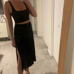 Black Midi Skirt